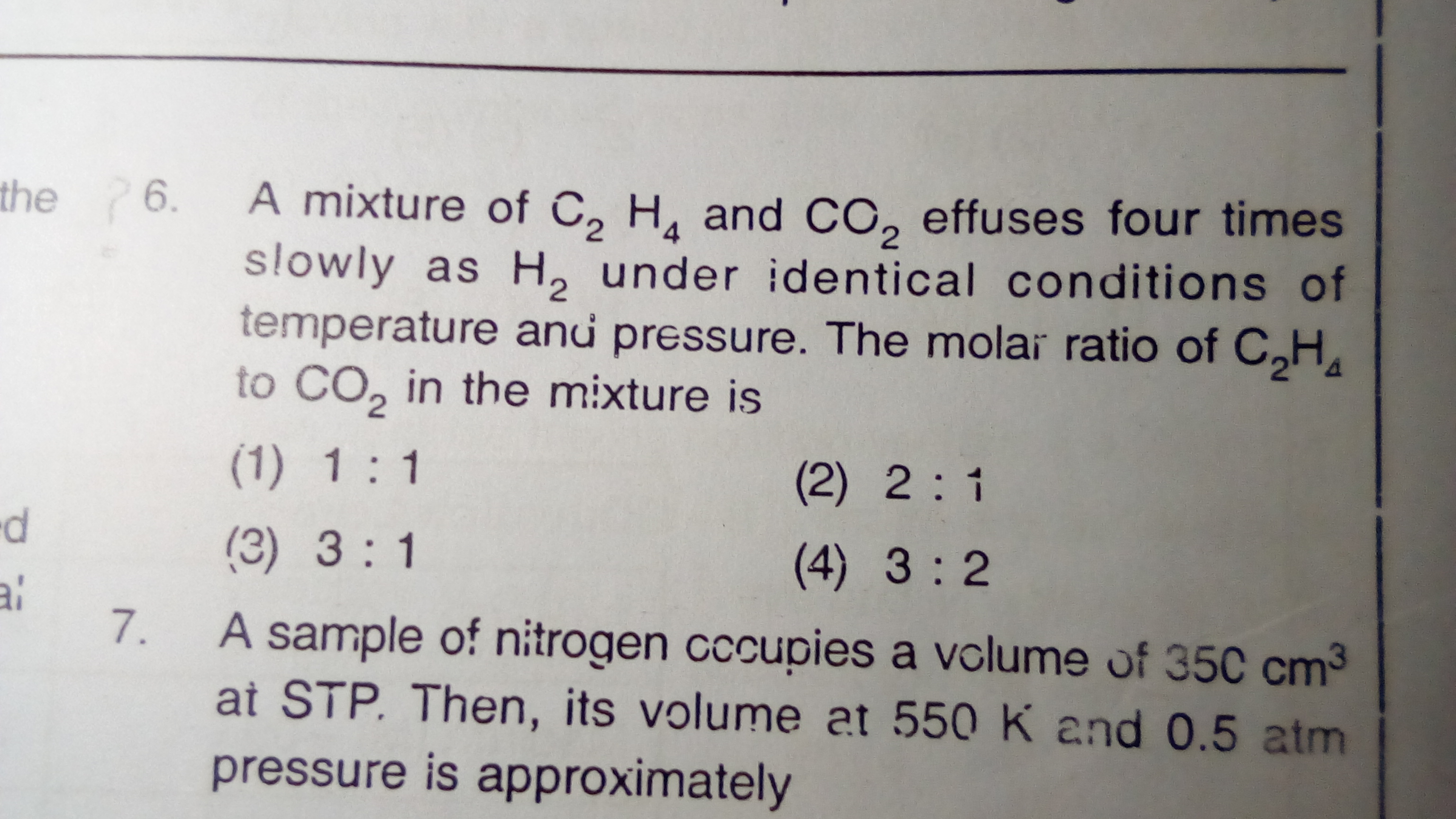 Question image for How to solve q. 6. How do we find the rate of eff